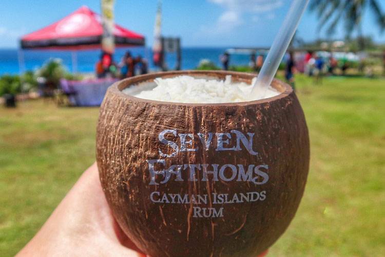 drink in coconut at Coco Fest